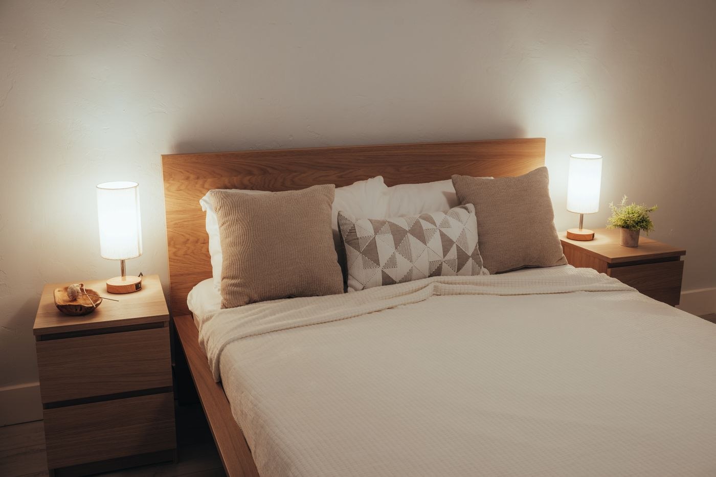 Interior of a Simple Bedroom