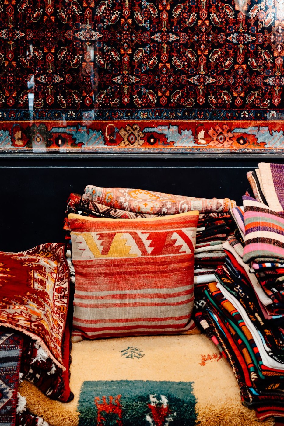 Close-Up Shot of Textiles and Pillow