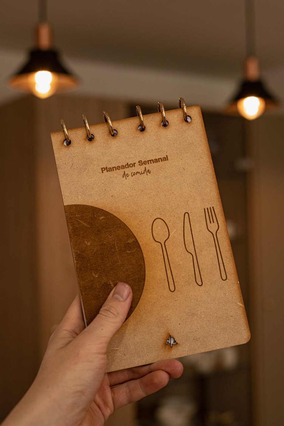 Woman Holding a Meal Planner